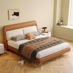 Wood Frame Bedroom Home Furniture Set with Flat Plywood