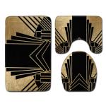 Creative Cute Cat Toilet Mat Set Personalized Dog Toilet Tank Cover Set