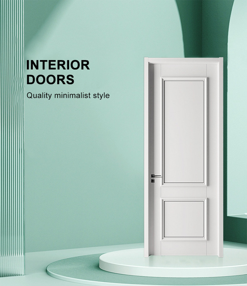 Soundproof ODM WPC Plain Door Panting Finished Surface Apartment Use