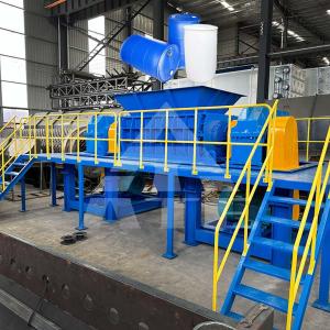 Quality Waste Plastic Barrel Shredder 55kw Big Plastic Lumps Shredder Machine wholesale