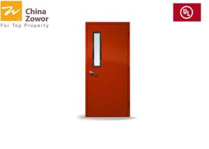 Quality Gal. Steel Fire Rated Exterior Pair Door For Apartment/ Steel Insulated Fire Door/ 1 Hour Fire Rating wholesale