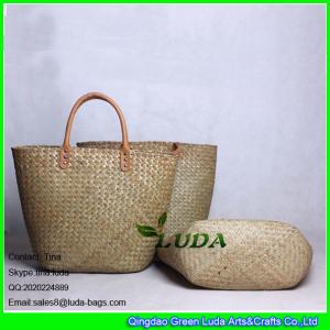 Quality LUDA 2016 new designed seagrass straw beach bag in summer wholesale