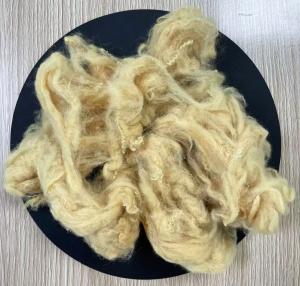 Quality Recycled Polyester Staple Fiber 2.5D 51mm Goose Yellow wholesale