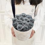Velvet Style Eternal Flower Box Wedding Home Decor The Best Gift To Accompany