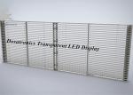 Aluminum P4.8mm RGB Transparent LED Display Full Color LED Signs Outdoor
