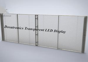 Quality Aluminum P4.8mm RGB Transparent LED Display Full Color LED Signs Outdoor wholesale