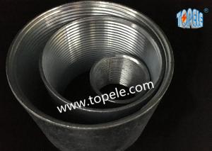 Quality Rigid Coupling Zinc Plated Steel , IMC Conduit Fittings , Electrical Galvanized Threaded Coupler wholesale