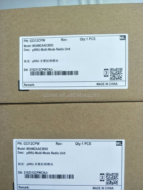 Huawei pRRU3902 02311DJD WD6MWTPRRU02 Lampsite Pico RRU for pRRU-Multi-Mode Radio Unit HUAWEI PRRU 2100M WCDMA/LTE+1800M LTE