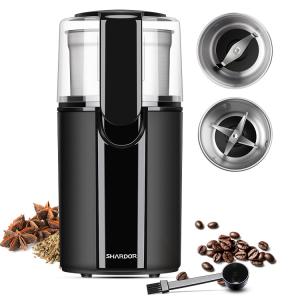 Quality Easy Clean Detachable Home Electric Coffee Grinder Removable Cup Stainless Steel CG628B wholesale