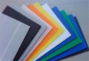 Quality 2mm Fluted Polypropylene White Corrugated Plastic Sheet 2100*1200mm wholesale
