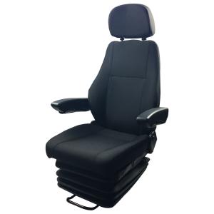 Quality Adjustable Black Fabric Static Mine Equipment Seat Ship Unloaders Seat wholesale