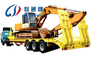 Quality Lowbed Trailers For Transport Of Heavy Loader wholesale