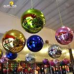 Shiny Reflective Giant Inflatable Mirror Balloon Gold Silver Color 40cm 50cm