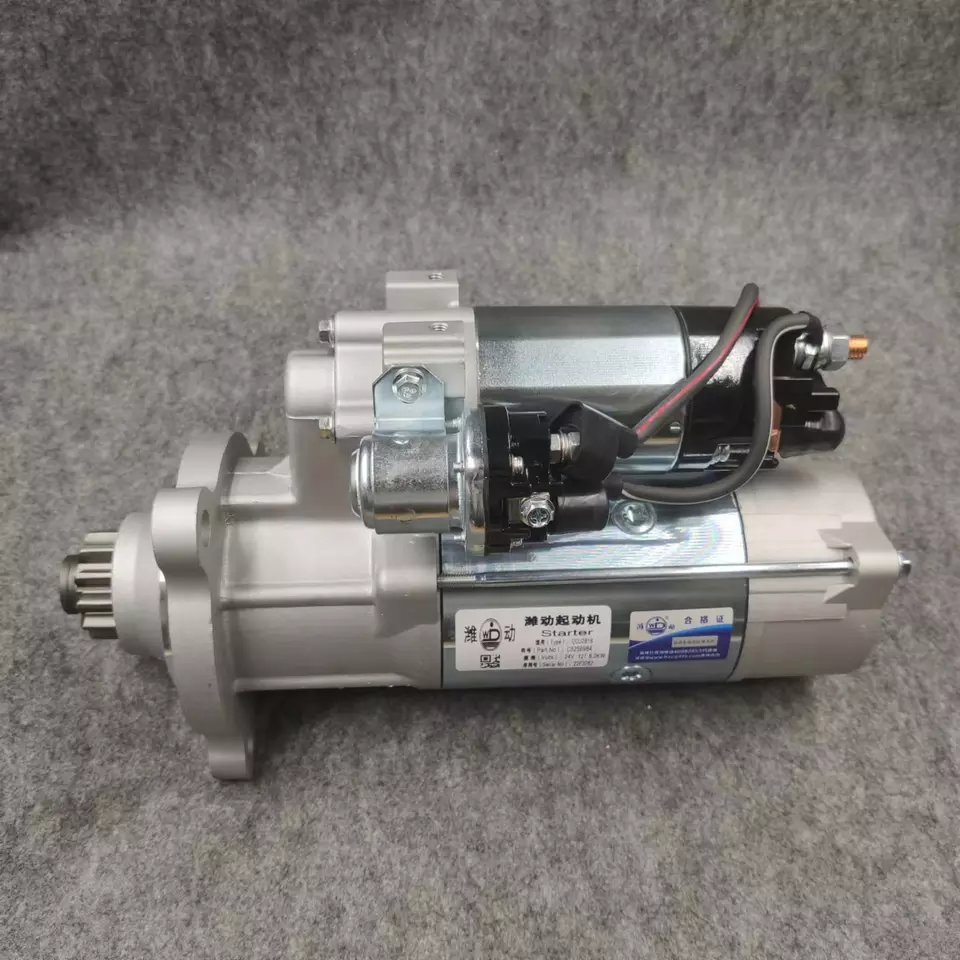 Steel 5284085 Auto Starting Motor For Cummins 39MT 24V Dongfeng Diesel Engine Starter