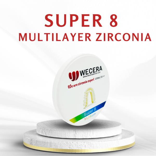 Multilayer Zirconia Blank 1350-1450C Elevating Dental Labs with Flexural