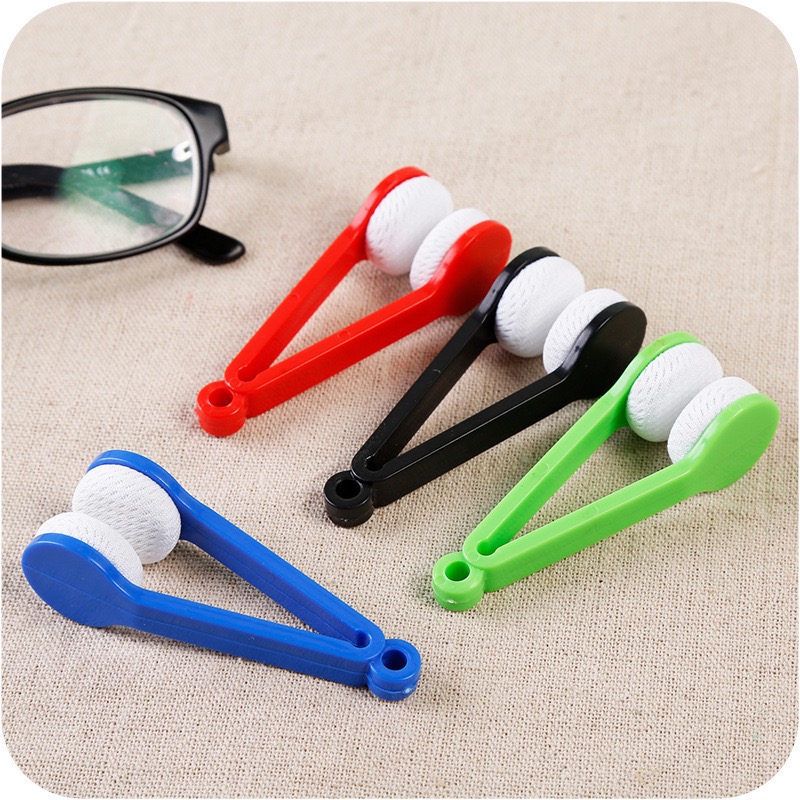 Portable 5 Color Glasses Cleaning Brush Easy To Clean OEM / ODM Available