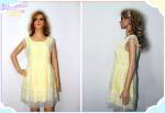 Round neck sleeveless ladies dresses with polyester S M L XL