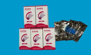 Quality Surgery PVA Eye Spears / Triangle Foam Polyvinyl Alcohol Sponge With White Or Blue Handles wholesale