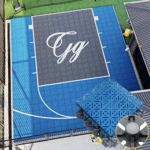 Quality FIBA Basketball System Half Court Indoor Outdoor 3x3 Sports Flooring Tiles wholesale