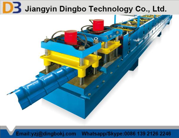 4kw Ridge Cap Steel Tile Forming Machine 76mm Diameter of The Roller for Lawn