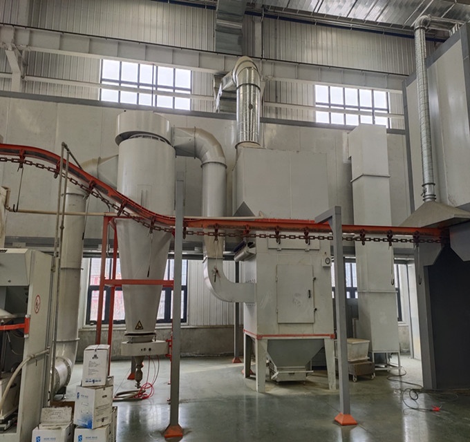 Enamel Spray Coating Gun Powder Coating Production Line 40KW