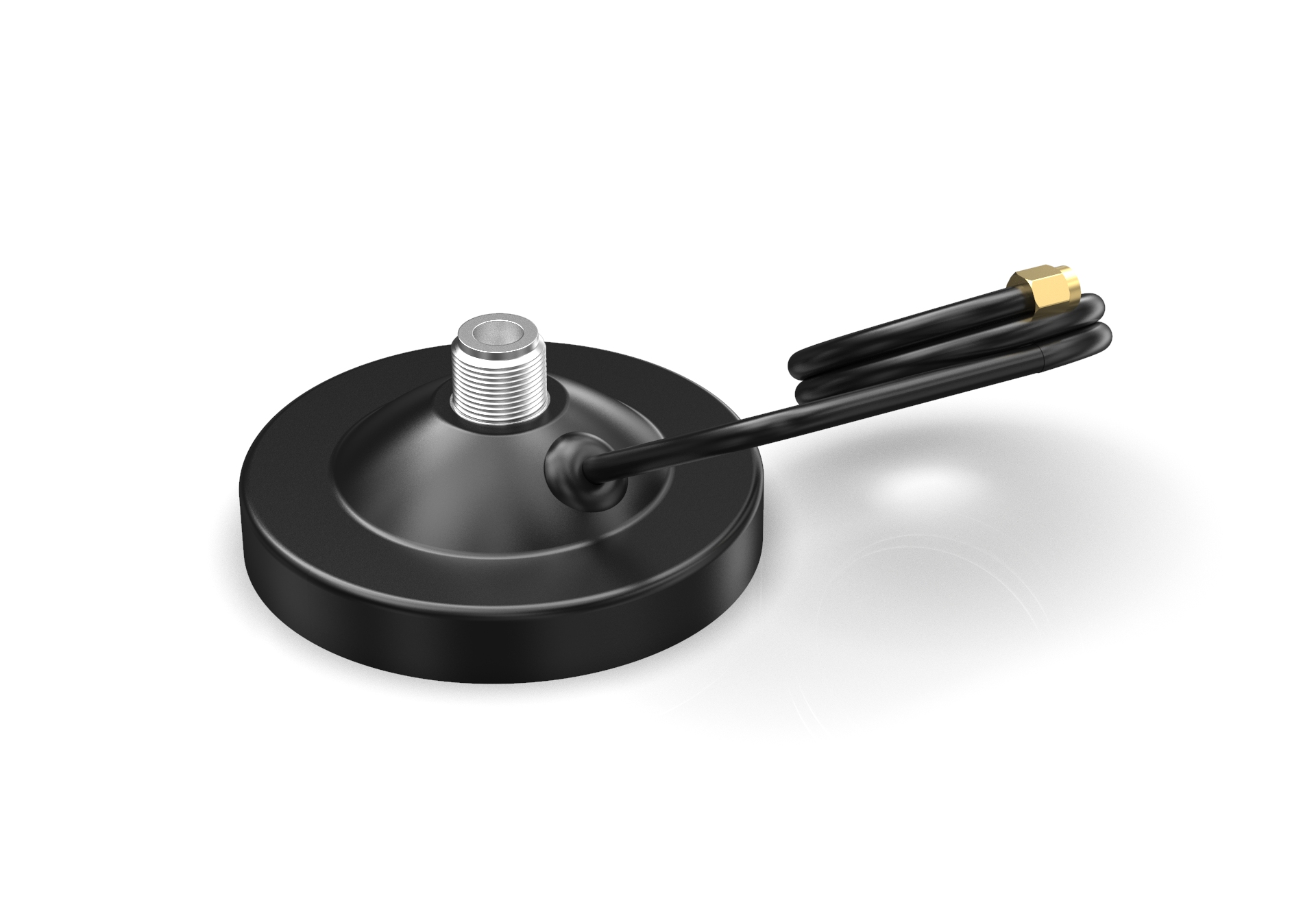 Indoor Stand Using Portable Base Fiberglass Antenna Magnetic Base with RG58 Cable