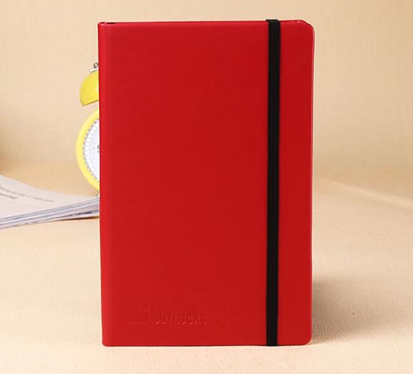 Cheap Custom A6 red moleskine diary LN-013 for sale