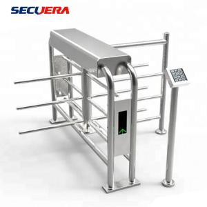 Quality Stainless Steel Low Price Mall Double Channel Full Height Cross Turnstile Barrier Gate wholesale