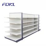 Powder Coating Supermarket Display Shelving Anti Corrosion Easy To Install