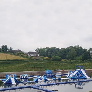 Quality Commercial Inflatable Water Park Games Adult Water Obstacle Course wholesale