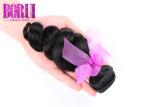 Unprocessed Malaysian Hair With Closure , 12a Malaysian Loose Wave Bundles