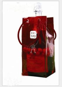 Quality Clear PVC Wine Bags, Plastic Ice Bag, PVC Bag for Wine Packing wholesale