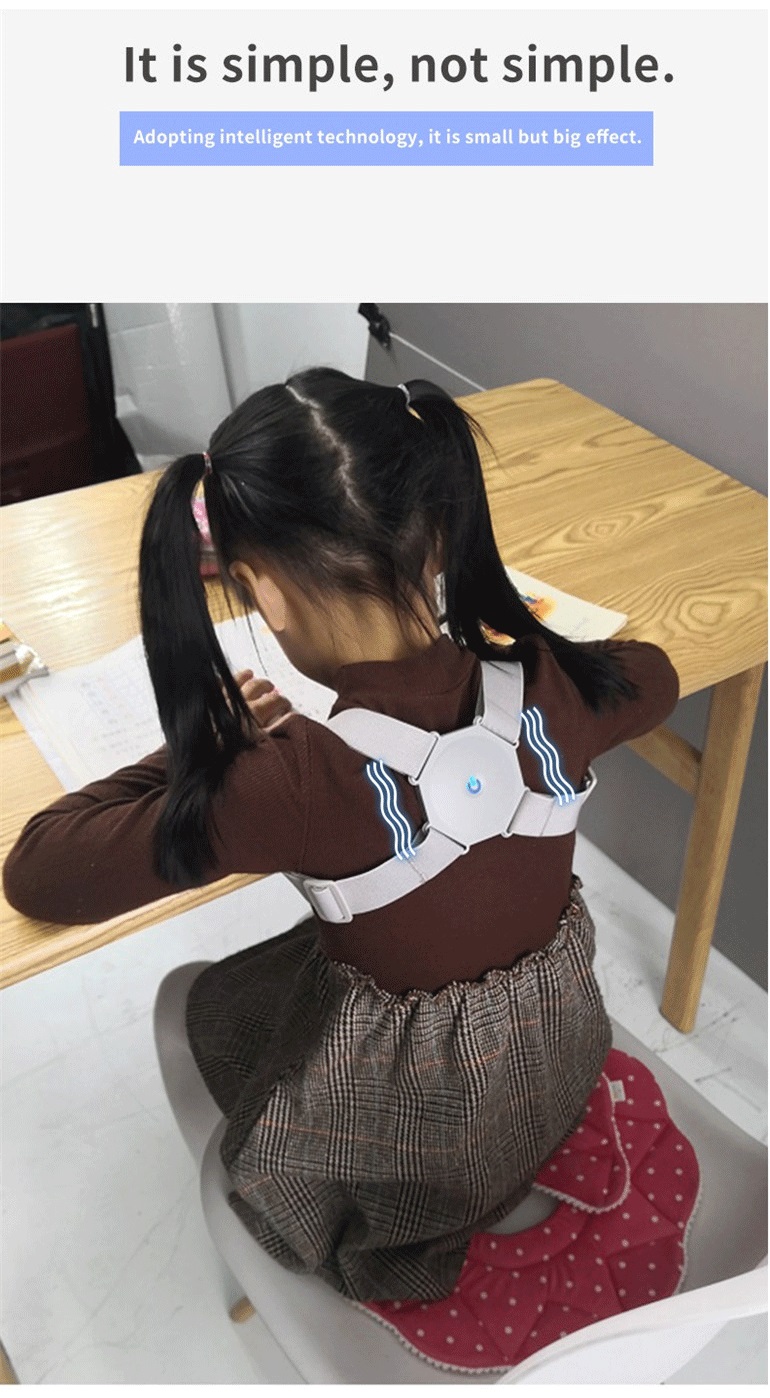 Smart sensor orthosis correction belt reminder of adult & child sitting posture hunchback Back smart posture corrector