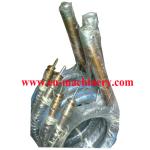 New design With Clamp concrete vibrator shaft vibrator pipe poker/head needle