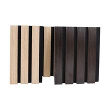 Hotel And Wood Acoustic Panels For Wall Decoration With Polyester Density 1350 -