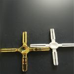 5*8mm Electroplate Gold Windows Georgian Bar Shining Surface