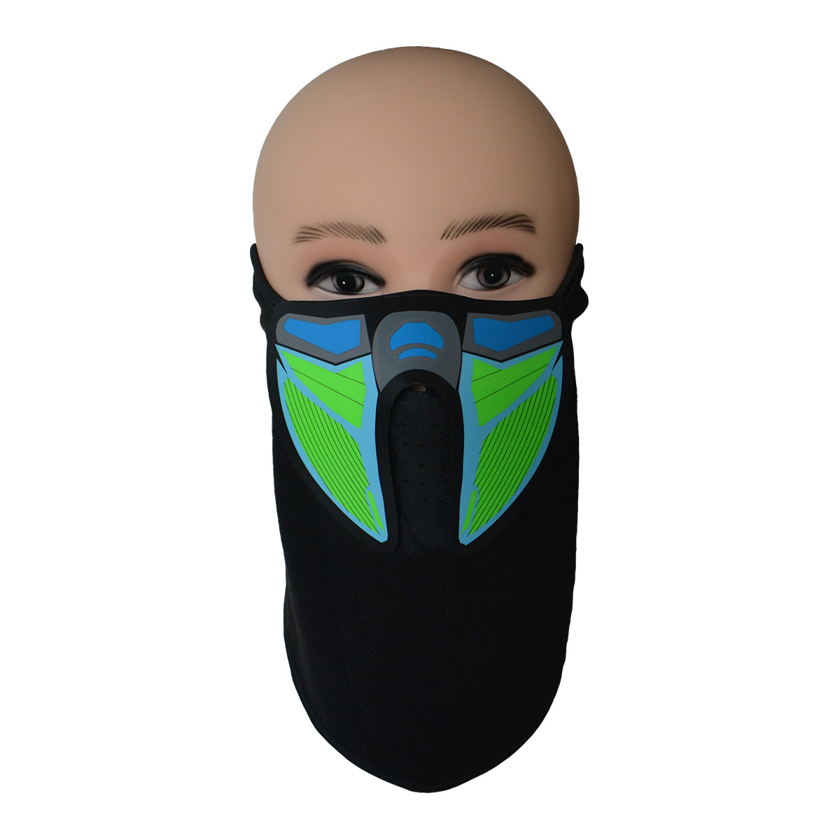 Wholesale New Hot Sale Popular Music Party Led Mask Masquerade Light Up Party High Brightness Sound-Activated El Mask