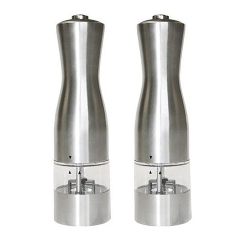 Electric Stainless Steel Salt and Pepper Grinder for Kitchen Spice Grinding Mills Type