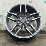 Silver Black 73.1 Car Aftermarket Wheels Aluminum Alloy 4X100 5x114.3 17 inch