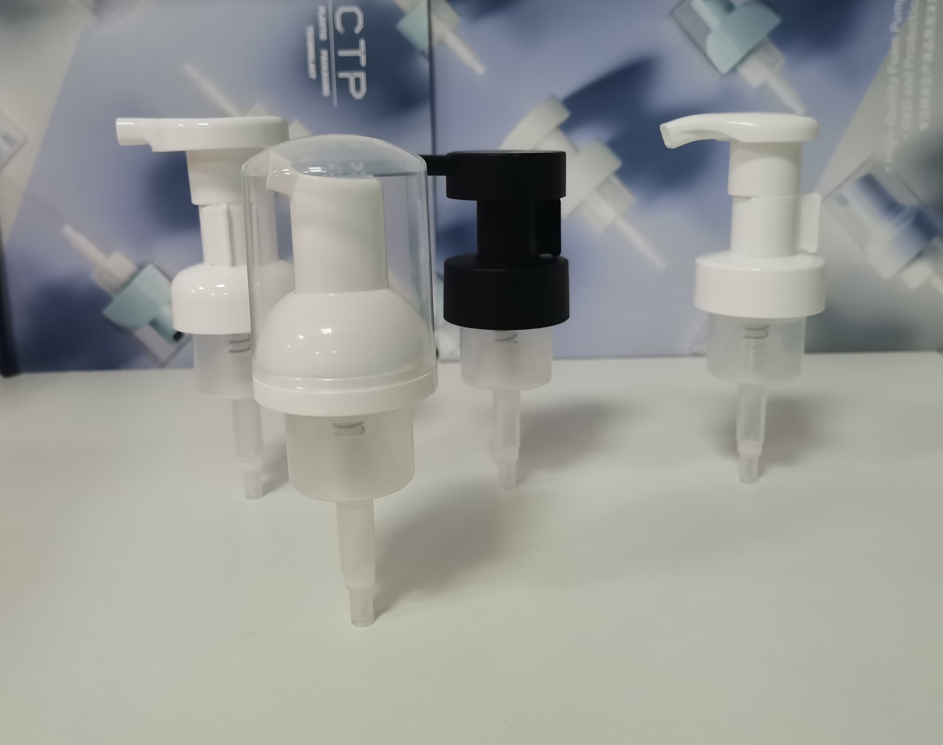 Adjustable Tube Crystal Clear Plastic Foam Pump