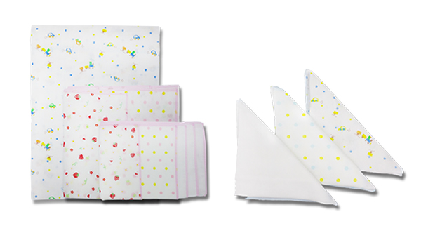 Soft, gauze absorbent towel, cotton handkerchief