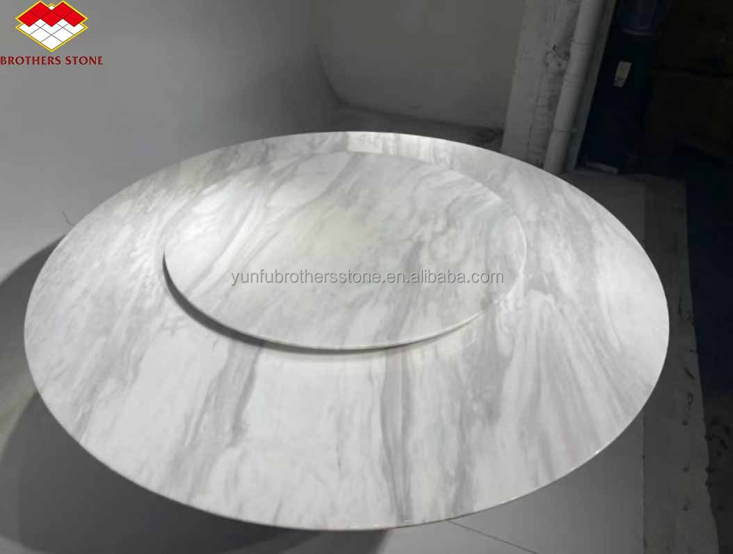 Natural Stone Cut-To-Size Foshan Greek Jazz White Marble Slab with Polished Finish