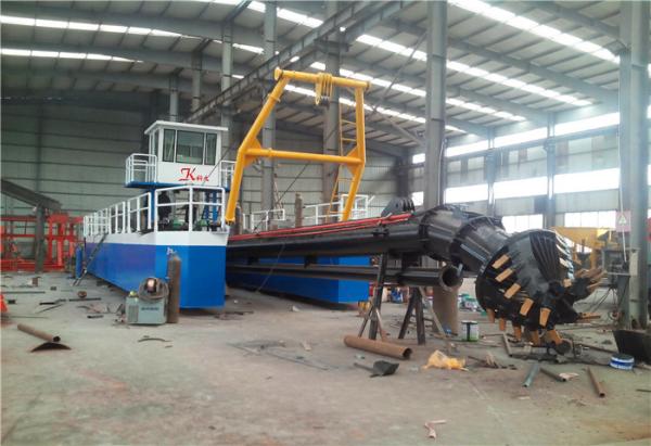 8 Inches Portable Hydraulic River Sand Dredging Ships Pump Cutter Sution Dredger
