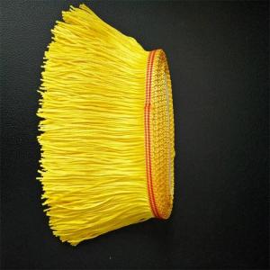 Quality Colorful custom design OEM polyester fringes trimming for garment clothes decoration wholesale