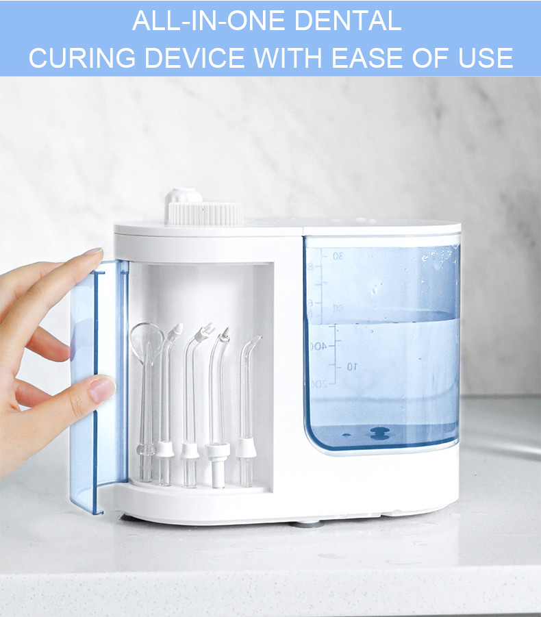 30-150PSI Family Countertop Water Flosser IPX5 Waterproof 1400-1800times/M