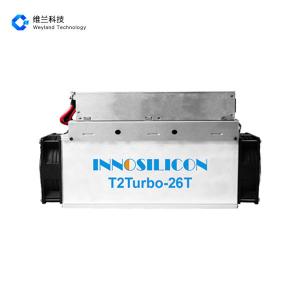 Quality SHA 256 Innosilicon T2 Turbo 26t 2100W 9kg Strong Heat Dissipation wholesale