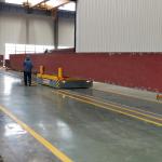 Steel Rebar Transport Rail Transfer Trolley
