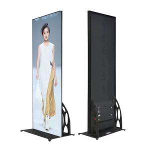 Quality Supplier Mirror Led Screen P2.5 Hd Video Led Floor Standing Advertising Poster Display For Shopping Mall wholesale