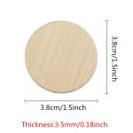 Tree Bark 5cm Natural Wood Discs Circle Wood Slices Cutouts Ornaments