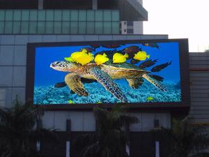 Quality 48bit Colors Outdoor Advertising Led Display P16 High Resolution 2r1g1b wholesale